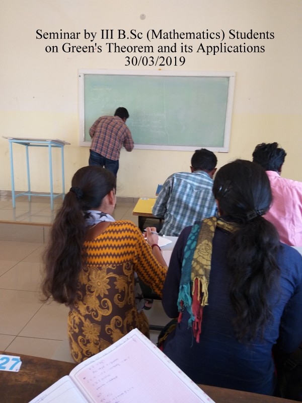 Paper Presentations,Quiz Programmes, Field Projects Photos 2018 - 19